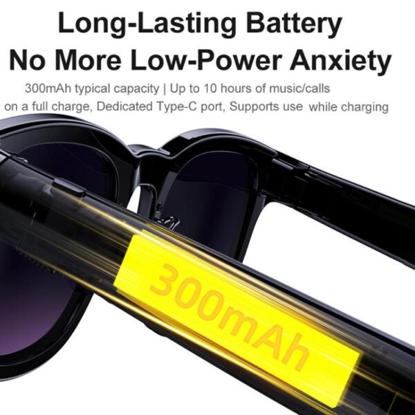 A2 8MP HD Smart Camera Glasses, Support AI Translation / AI Assistant / Bluetooth Calling, A2