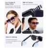 A2 8MP HD Smart Camera Glasses, Support AI Translation / AI Assistant / Bluetooth Calling, A2