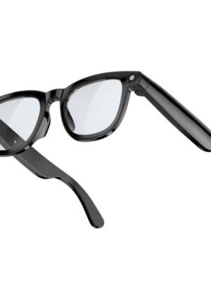 JS01 Pro Smart Glasses Support 12MP Camera, AI Translation, Human Detection, Video & Audio Recording, Transparent Anti-Blue Light Lenses, Graduated Blue Lenses, Graduated Red Lenses